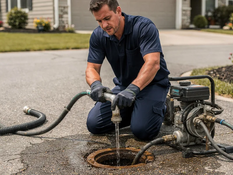 Hydro jetting service