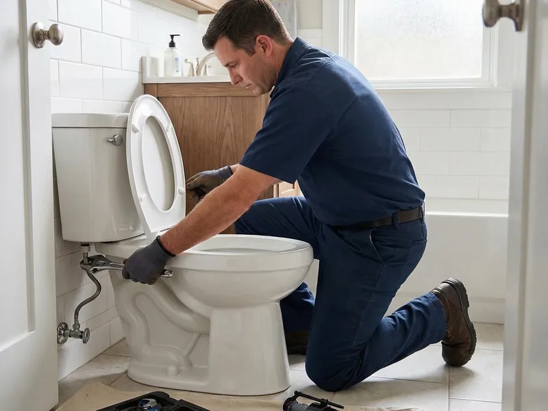 Toilet repair service